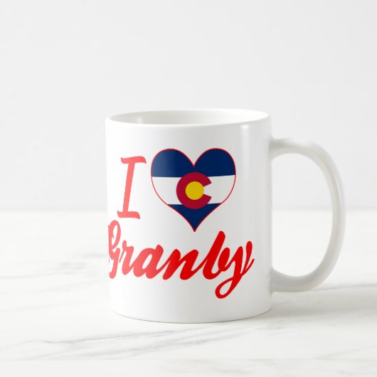 I Love Granby, Colorado Koffiemok (Rechts)