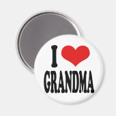 I Love Grandma Magneet (Voorkant / Achterkant)