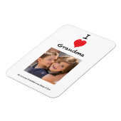 I Love Grandma Photo Magnet Keepomwille Magneet (Linkerzijde)