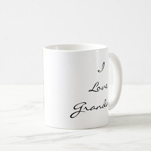 I Love Grandma  Photo Mok (Voorkant rechts)