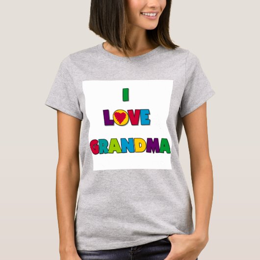I Love Grandma T-shirts and Gifts (Voorkant)
