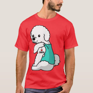 I Love Grandma Tattoo Bichon Frise Dog T-shirt