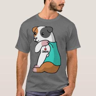 I Love Grandma Tattoo Guinee Pig Grandmoeder Pet T-shirt