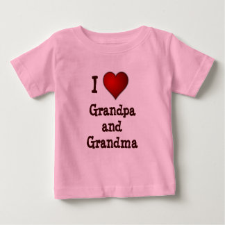 I Love grandpa and oma baby/toddler shirt