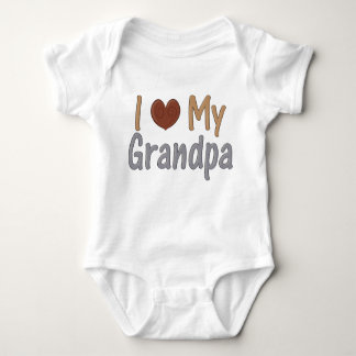 I Love GrandPa Baby Creeper Romper