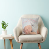 I Love Grandpa Personalized Birth Photo Kussen (Stoel)