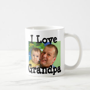 I Love Grandpa Personalized Coffee Mok