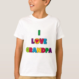 I Love Grandpa T-shirts and Gifts