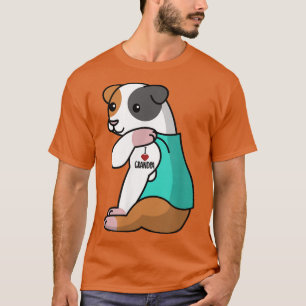 I Love Grandpa Tattoo Guinee Pig Grandfather Pet T T-shirt
