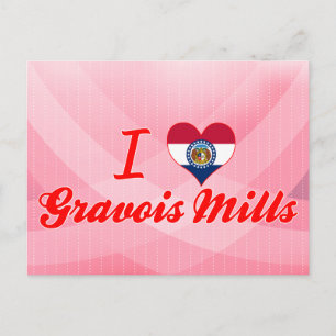I Love Gravois Mills, Missouri Briefkaart