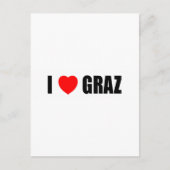 I Love Graz Briefkaart (Voorkant)