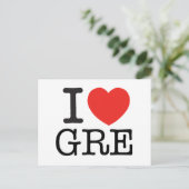 I Love Gre Briefkaart (Staand voorkant)