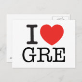 I Love Gre Briefkaart (Voorkant / Achterkant)
