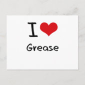 I Love Grease Briefkaart (Voorkant)