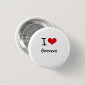 I Love Grease Ronde Button 3,2 Cm (Voorkant /achterkant)