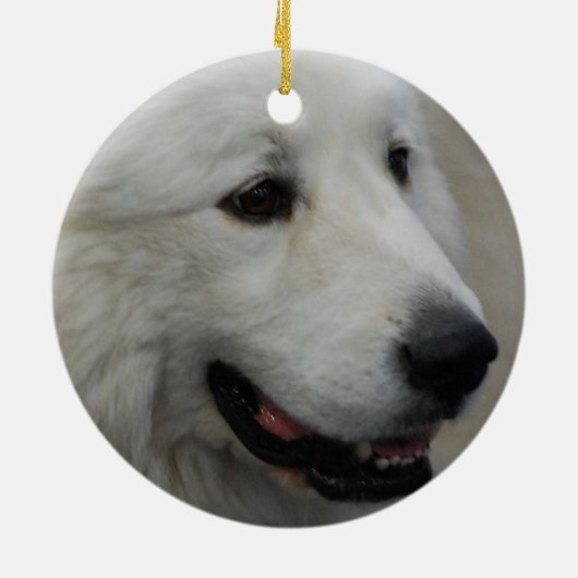 I Love Great Pyreneeën Ornament (Achterkant)