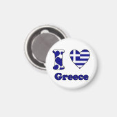 I love Greece magnet (Voorkant / Achterkant)