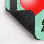 I Love Green Linnies Muismat (Hoek)