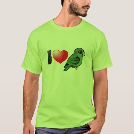 I Love Green Linnies T-shirt (Voorkant)