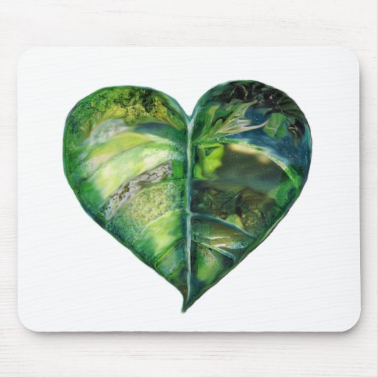 I Love Green Mousepad Muismat (Voorkant)