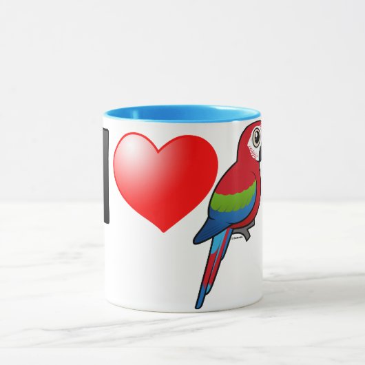 I Love Green-winged Macaws Mok (Midden)