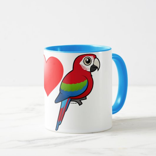 I Love Green-winged Macaws Mok (Voorkant rechts)