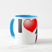 I Love Green-winged Macaws Mok (Voorkant links)