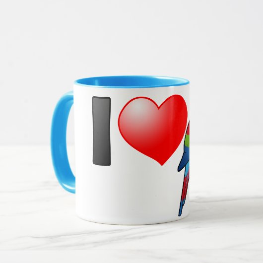 I Love Green-winged Macaws Mok (Voorkant links)