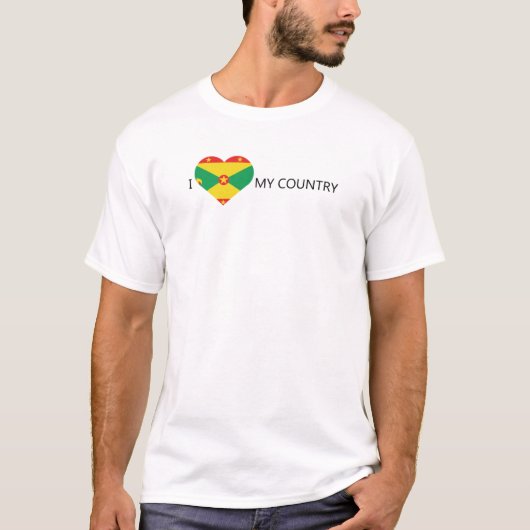 I Love Grenada T-shirt (Voorkant)