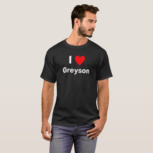 I Love Greyson T-shirt (Voorkant volledig)