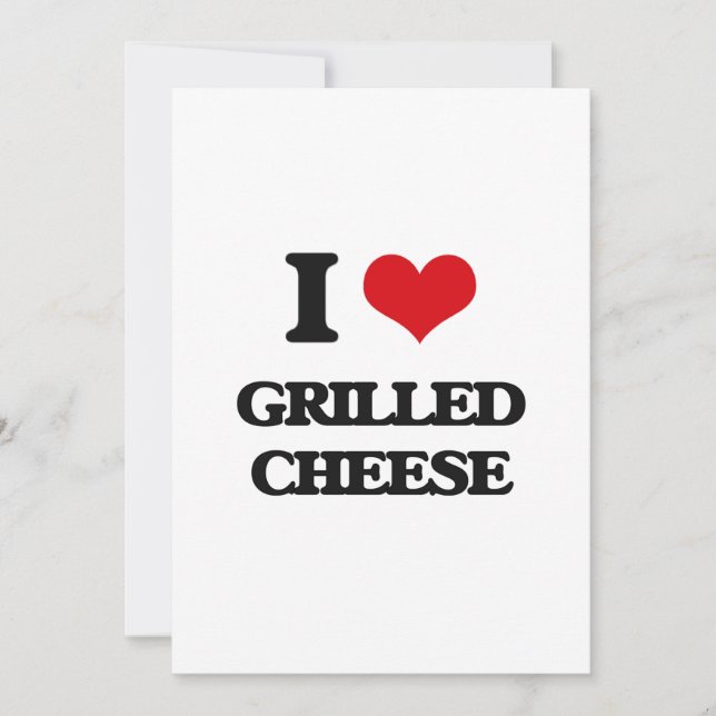 I Love Grilled Cheese (Voorkant)