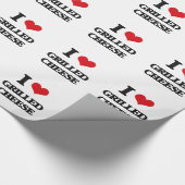 I Love Grilled Cheese Cadeaupapier (Hoek)