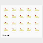 I Love Grilled Cheese Ronde Sticker (Vel)