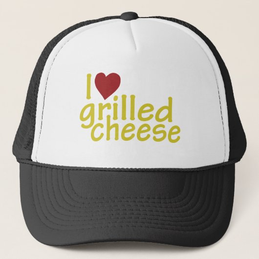 I Love Grilled Cheese Trucker Pet (Voorkant)