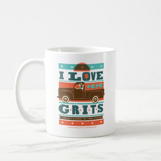 I Love Grits Koffiemok (Links)