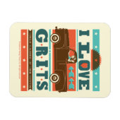I Love Grits Magneet (Horizontaal)