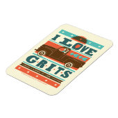 I Love Grits Magneet (Linkerzijde)