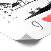 I Love Grodno Belarus Architecture Castle Poster (Hoek)