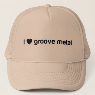 I Love Groove Metal Trucker Pet