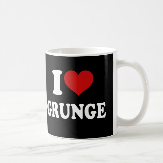 I Love Grunge Koffiemok (Rechts)