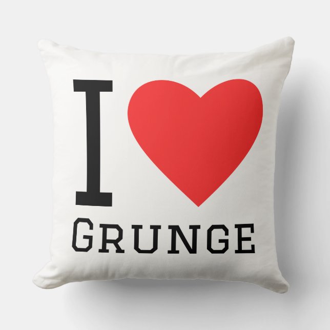 I love grunge kussen (Voorkant)