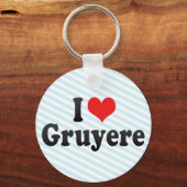 I Love Gruyere Sleutelhanger (Voorkant)