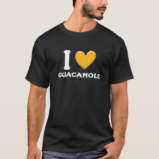 I Love Guacamole Mexican Food     8 T-shirt (Voorkant)