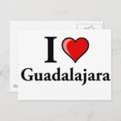I Love Guadalajara Briefkaart (Voorkant / Achterkant)