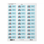 I Love Guam Etiket (Full Sheet)