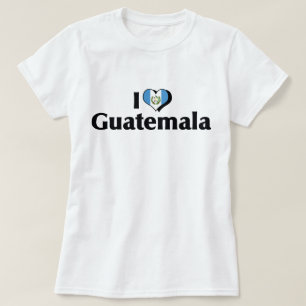 I Love Guatemala Flag T-shirt