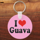 I Love Guava Sleutelhanger (Voorkant)