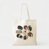 I Love Guinee Pigs Canvas tas (Voorkant)