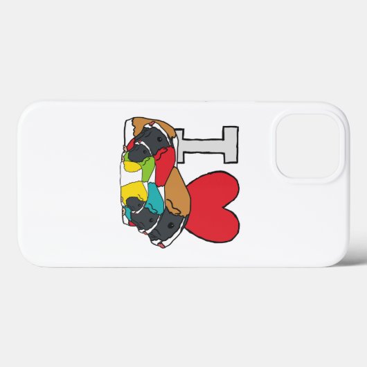 I Love Guinee Pigs Case-Mate iPhone Case (Achterkant (horizontaal))