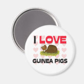 I Love Guinee Pigs Magneet (Voorkant / Achterkant)